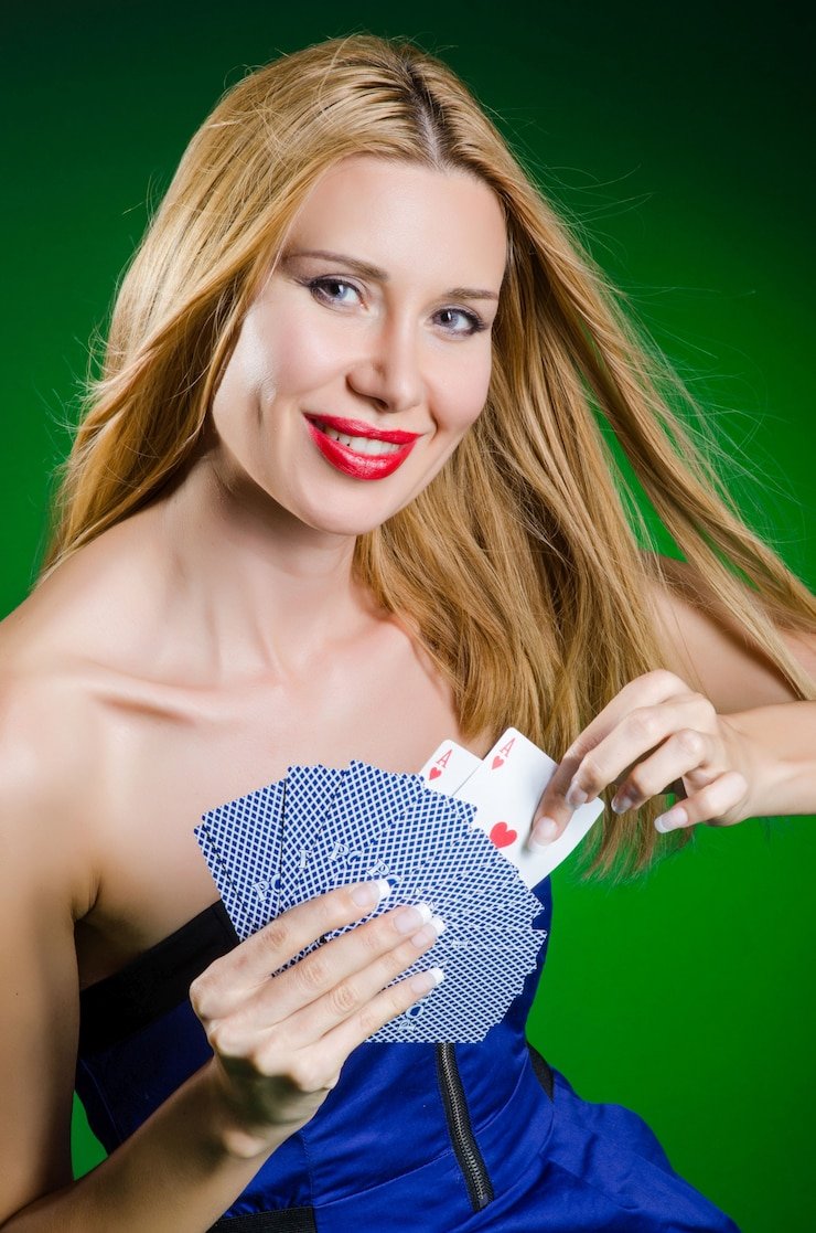 Live baccarat dealer table with multi-camera feed